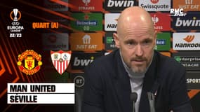 Manchester United 2-2 Séville : "Nous encaissons deux buts malchanceux", regrette Ten Hag