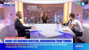 Nice-OM: dans les grands matchs, un Mason Greenwood trop timide