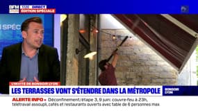 Lyon: le président départemental de l'Umih salue l'ouverture des terrasses sur les places de stationnement