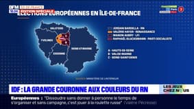 Européennes: la grande couronne d'Île-de-France aux couleurs du Rassemblement national