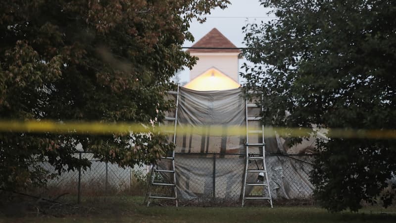 L'église baptise, cible d'une fusillade ce dimanche à Sutherland Springs au Texas. 