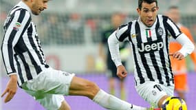 Fernando Llorente et Carlos Tevez