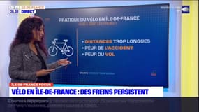 Distances trop longues, peur de l'accident... des freins persistent pour la pratique du vélo en Ile-de-France