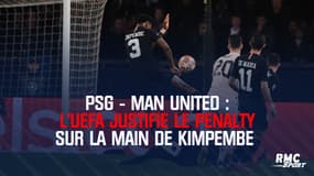 PSG - Man United : L'UEFA justifie le penalty sur la main de Kimpembe