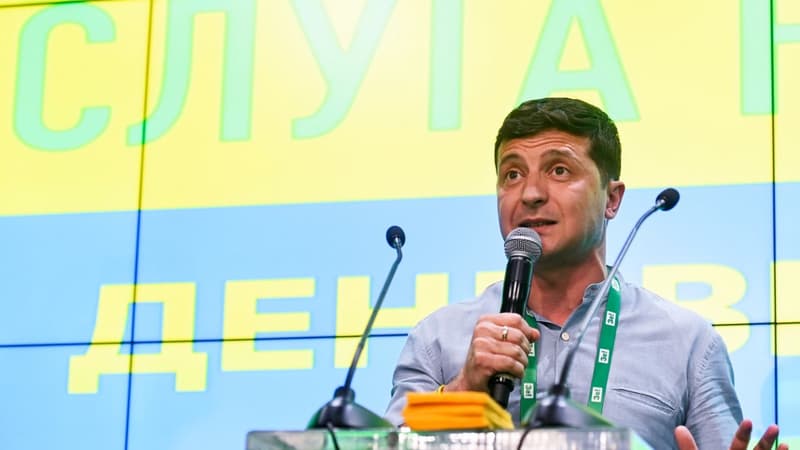 Le président ukrainien Volodymyr Zelensky