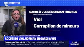 La garde à vue de Norman Thavaud pour viol et corruption de mineurs prolongée