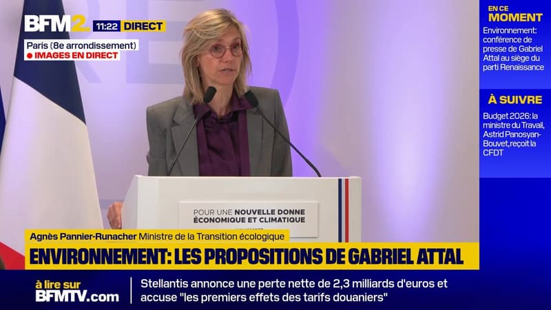 Pour Agnès Pannier-Runacher, l'écologie est 