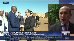 François Hollande visite les troupes françaises et maliennes à Gao