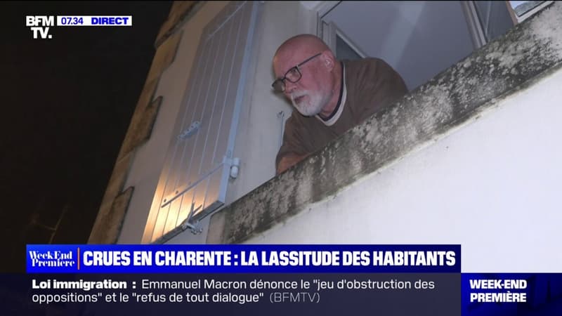 Face aux inondations qui perdurent, les habitants de Saintes, en Charente-Maritime s'adaptent