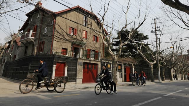 Le quartier de la concession française à Shanghaï, en Chine