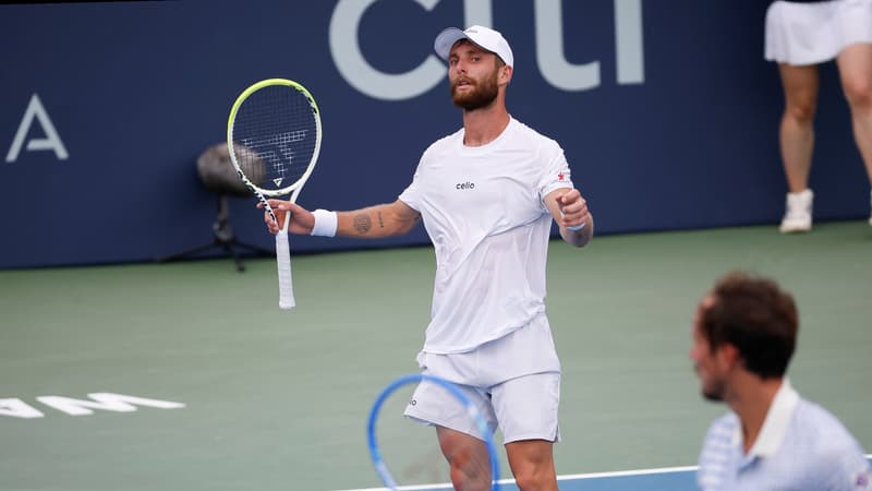Tennis: la très belle balle de match de Moutet face à Medvedev, pour s'offrir sa première demi-finale en ATP 500 à Washington
