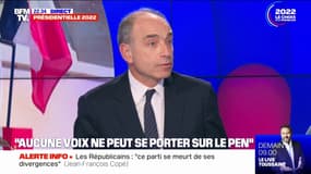 Jean-François Copé: "Emmanuel Macron ce n'est pas Marine Le Pen, on ne peut pas les mettre dos à dos"