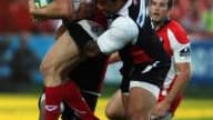 Le 3e ligne biarrot Vahafolau, ici contre Gloucester en 2008.