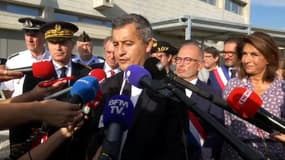 Le ministre de l'Intérieur Gérald Darmanin le 12 septembre 2023 à Marseille. 