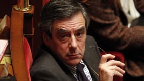 L'ex-Premier ministre François Fillon a relancé une bataille lourde d'arrière-pensées à l'UMP en critiquant la posture d'"homme providentiel" adoptée par Nicolas Sarkozy près de quatre ans avant l'échéance de la présidentielle de 2017. /Photo prise le 29
