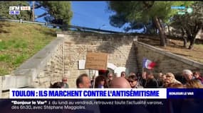 Toulon: des milliers de personnes rassemblées contre l'antisémitisme