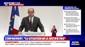 Jean Castex sur la crise Covid: "Lorsqu'on regarde ce qu'il se passe ailleurs, la France n'a pas à rougir"