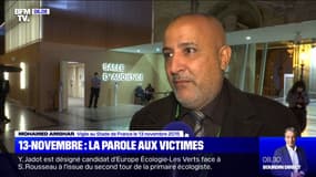 Vigile au Stade de France le 13 novembre 2015, Mohamed Amghar témoigne de son soulagement après sa prise de parole au tribunal