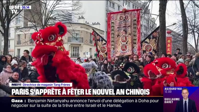 Nouvel an chinois: Paris se prépare à faire la fête