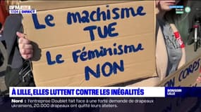 Lille: mobilisées pour la journée des droits de la femme