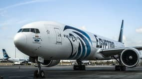 Un avion de la compagnie aérienne EgyptAir. (image d'illustration) 