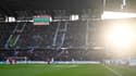 Une tribune du Roazhon Park lors de Rennes-Lorient (1-2, L1), le 3 mars 2024