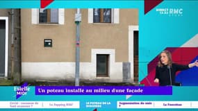 RMC s’engage pour vous : Un poteau installé au milieu d'une façade - 06/12