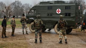 Des soldats indiens dans le Nord du pays, en février 2014.