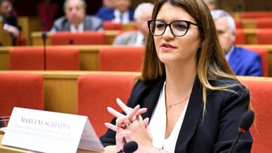 Marlène Schiappa devant la commission d'enquête au Sénat sur le fonds Marianne 