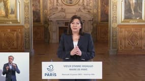 Anne Hidalgo a présenté ses vœux aux Parisiens ce mercredi.