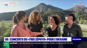 Top Sorties DICI : 05: concerts du <<Trio Zéphyr>> pour l'Ukraine