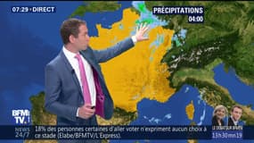 La météo pour ce mercredi 3 mai 2017