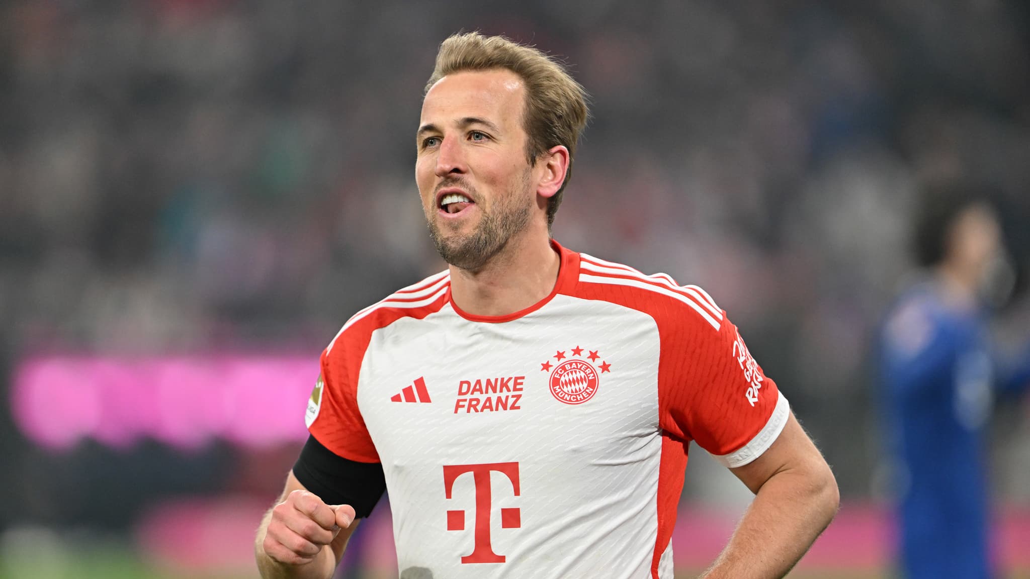 Harry Kane avec le Bayern Munich en janvier 2024. Harry Kane avec le Bayern Munich en janvier 2024.