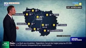 Météo Paris-Île-de-France: un temps ensoleillé et chaud ce lundi, 29°C à Paris et 30°C à Fontainebleau