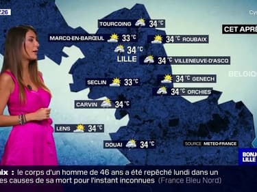 Météo: des températures toujours très élevées à Lille ce mardi, un beau ciel bleu ce matin qui pourrait tourner à l'orage dans l'après-midi