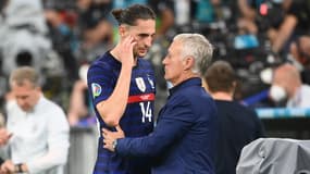 Adrien Rabiot et Didier Deschamps