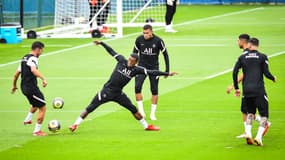 Le PSG à l'entraînement, le 6 août 2021