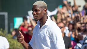 Paul Pogba à son retour à Turin en juillet 2022