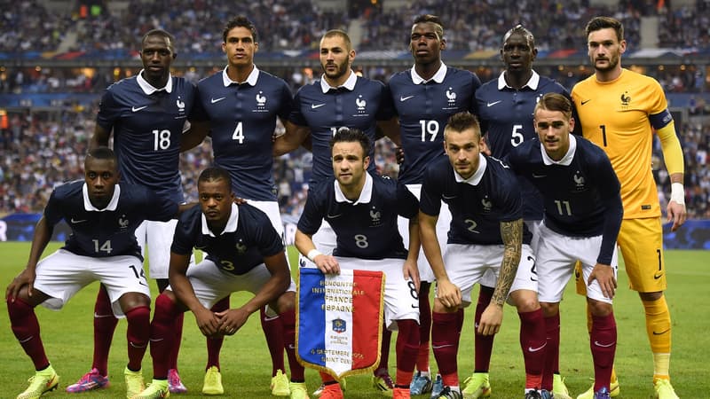 Les 11 Bleus titulaires contre l'Espagne en septembre 2014