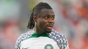 Moses Simon avec le Nigéria, le 22/01/2024