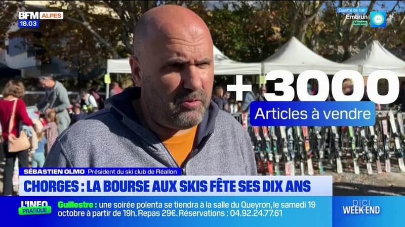 Chorges: la bourse aux skis fête ses dix ans