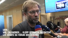UEFA : VAR, calendrier… Klopp et Garcia racontent les débats du forum des coaches 