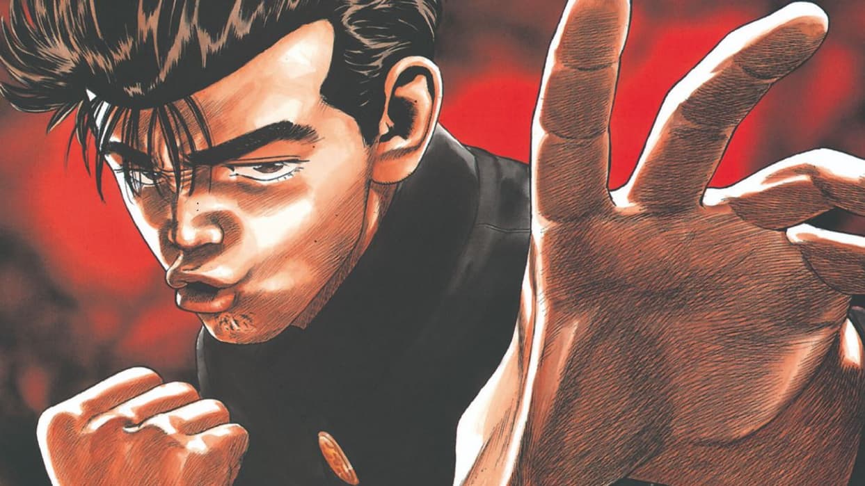 Un détail de la couverture du manga "Rokudenashi Blues" Un détail de la couverture du manga "Rokudenashi Blues"