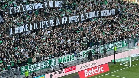 Les fans de l'ASSE se payent Vincent Labrune 