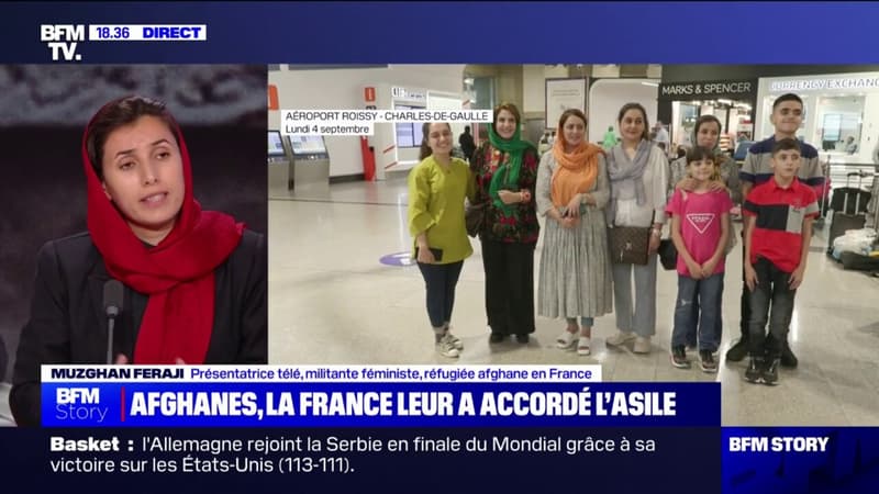 Muzghan Feraji, présentatrice télé et réfugiée afghane en France: 