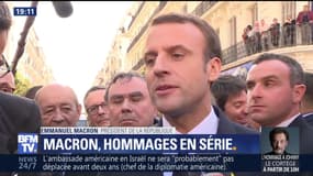 Macron, hommages en série