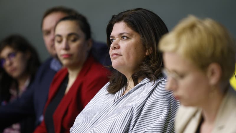 Raquel Garrido à Bobigny le 16 février 2023 