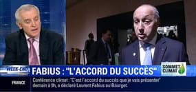 COP21: "C'est l'accord du succès que je vais présenter", annonce Laurent Fabius