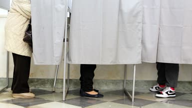 Photo d'illustration d'un bureau de vote en France.