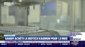 Sanofi achète la biotech Kadmon pour 1,9 milliard de dollars